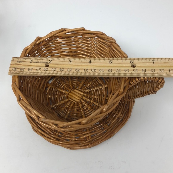 Boho Wicker Coffee Mug Shaped Basket - Picture 5 of 5
